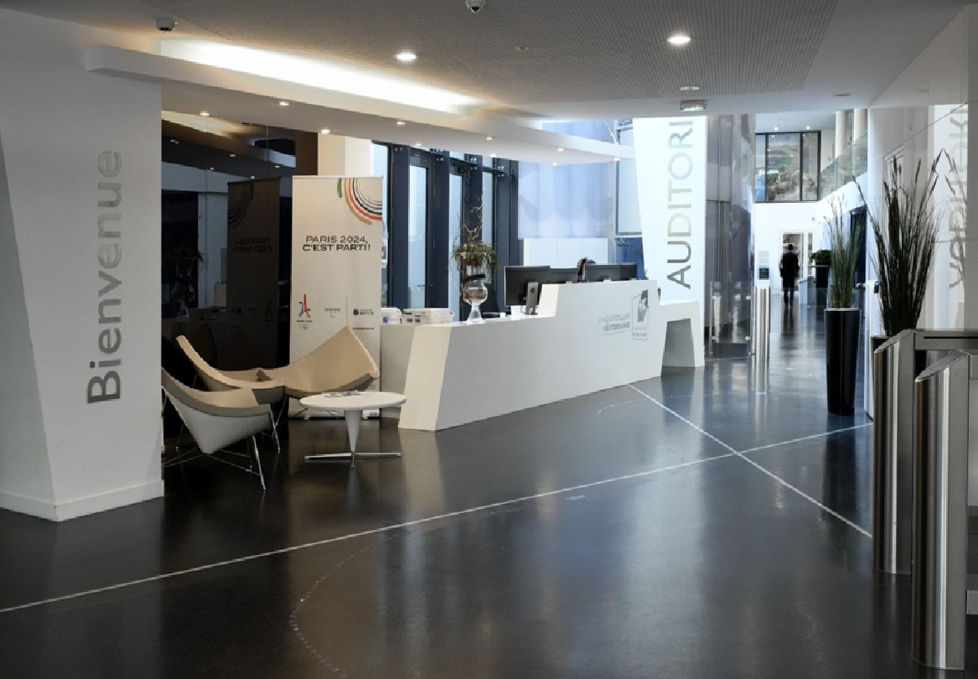 Hall d&rsquo;acceuil Banque Populaire de France